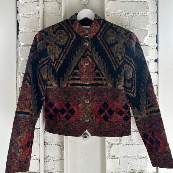 Vintage Western Wraps Southwestern Jacket - Picture 3 of 8